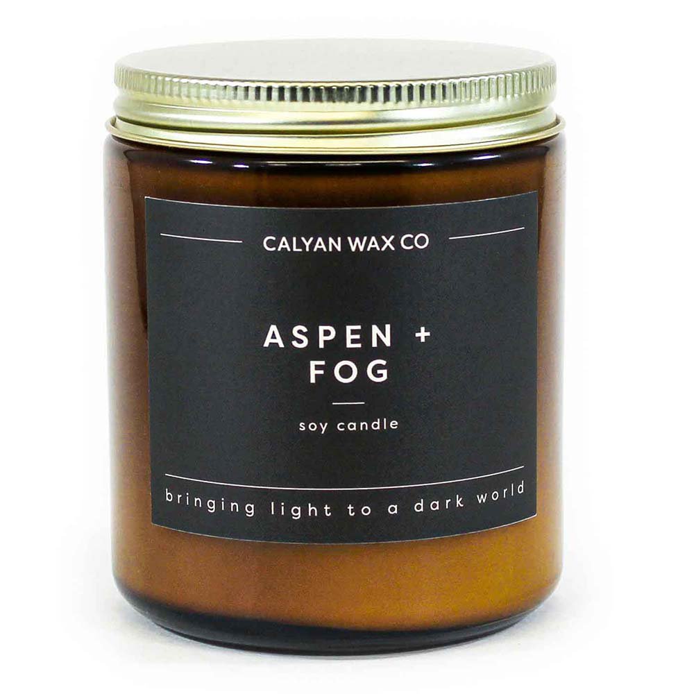 Calyan Wax Co. Aspen + Fog Scented Soy Candle Shop Candles at HEB