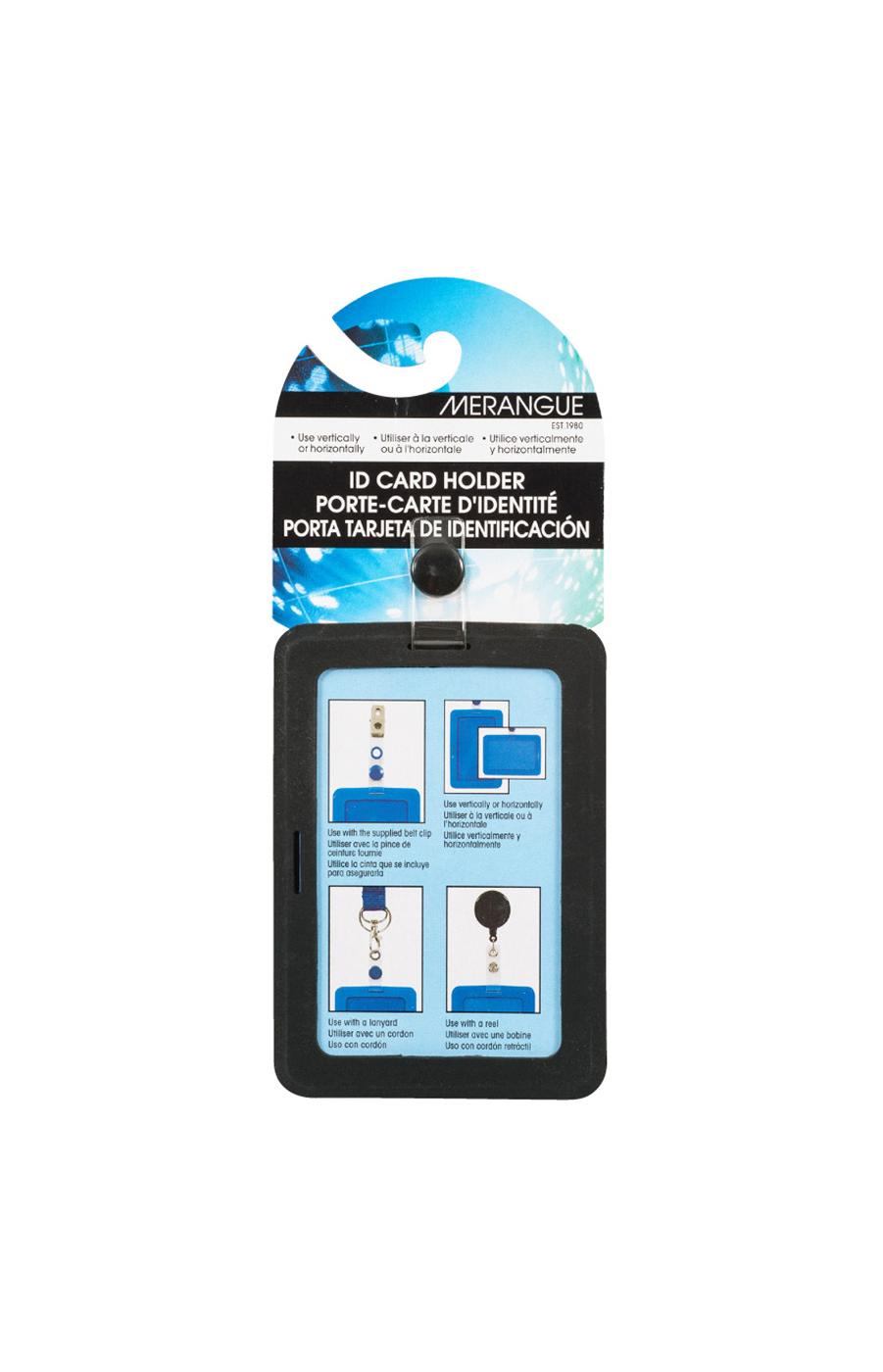 Merangue Silicone ID Card Holder - Black - Shop Tools & Equipment