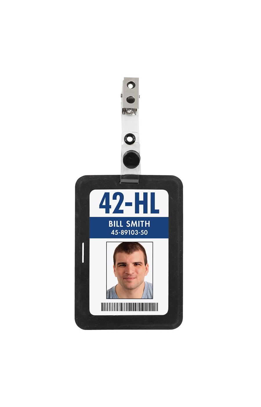 Merangue Silicone ID Card Holder - Black; image 2 of 2
