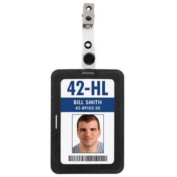 Merangue Silicone ID Card Holder - Black