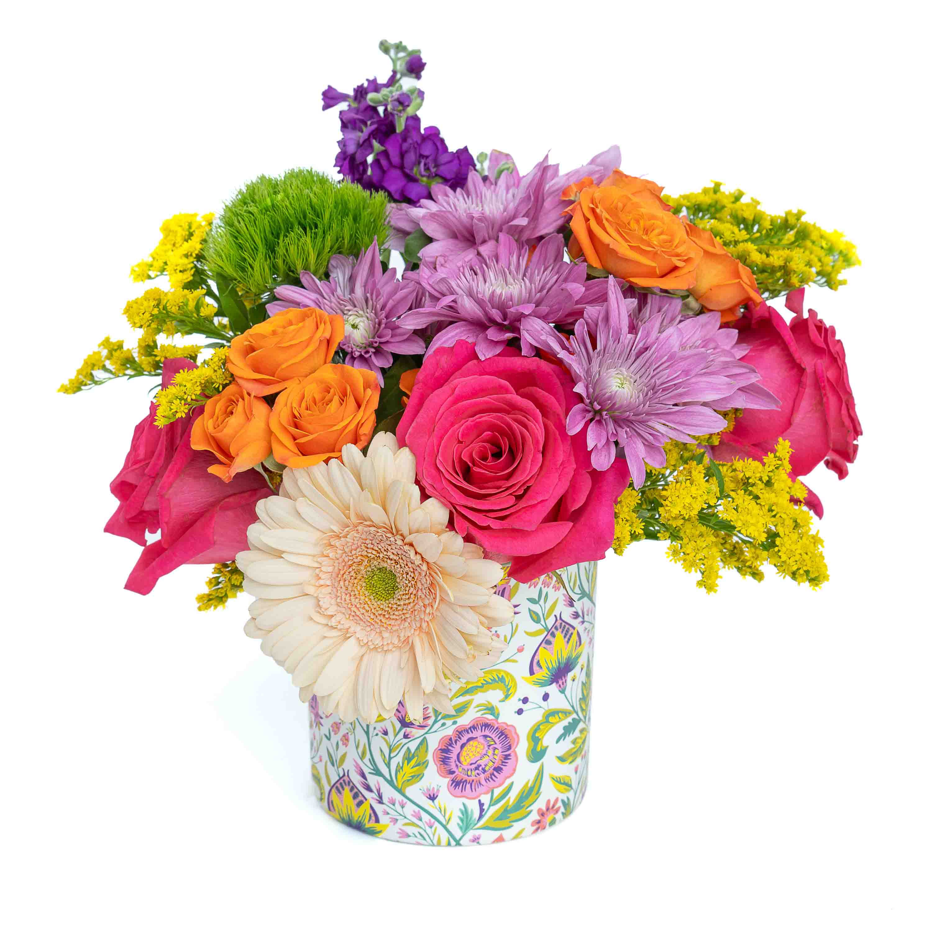 BLOOMS by H-E-B Rose Garden Deco Flower Arrangement - Shop Flowers ...