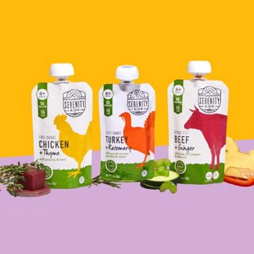 Serenity Kids Baby Food Pouch - Free Range Chicken And Thyme, 3.5 oz