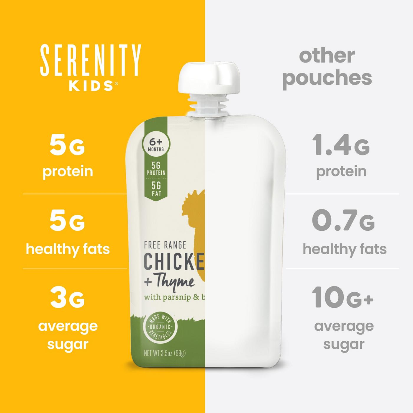 Serenity Kids Baby Food Pouch - Free Range Chicken And Thyme; image 6 of 7