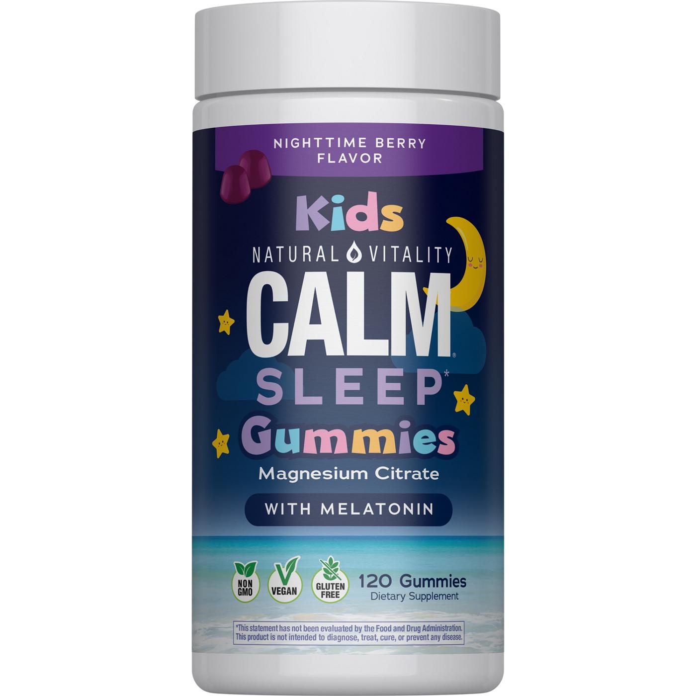 Natural Vitality Calm Magnesium Supplement Kids' Gummies - Sweet Citrus; image 1 of 4