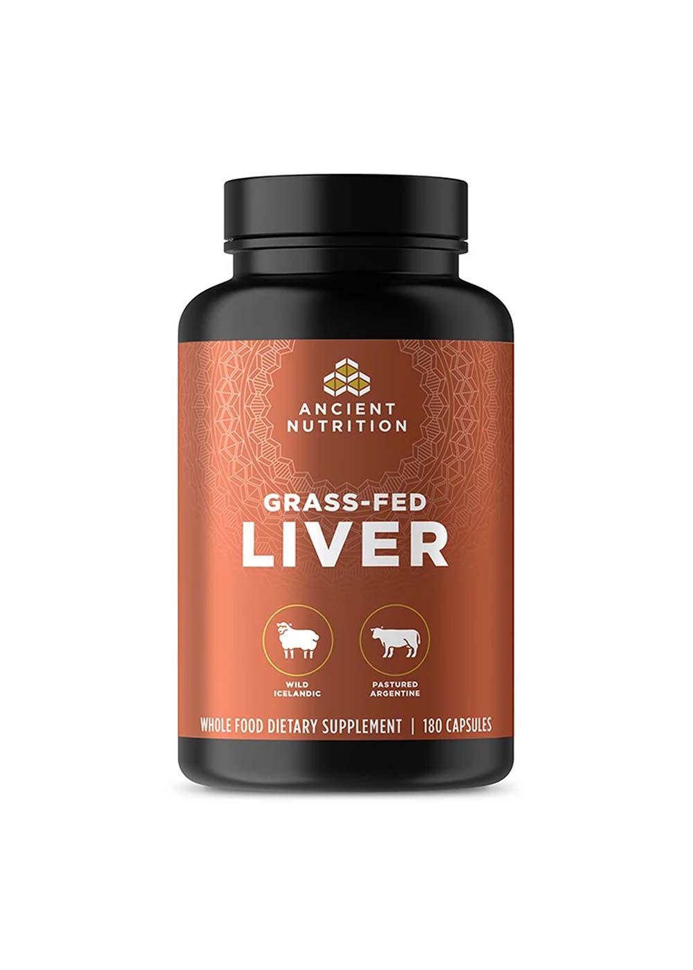 Ancient Nutrition Grass-Fed Liver Capsules; image 1 of 4