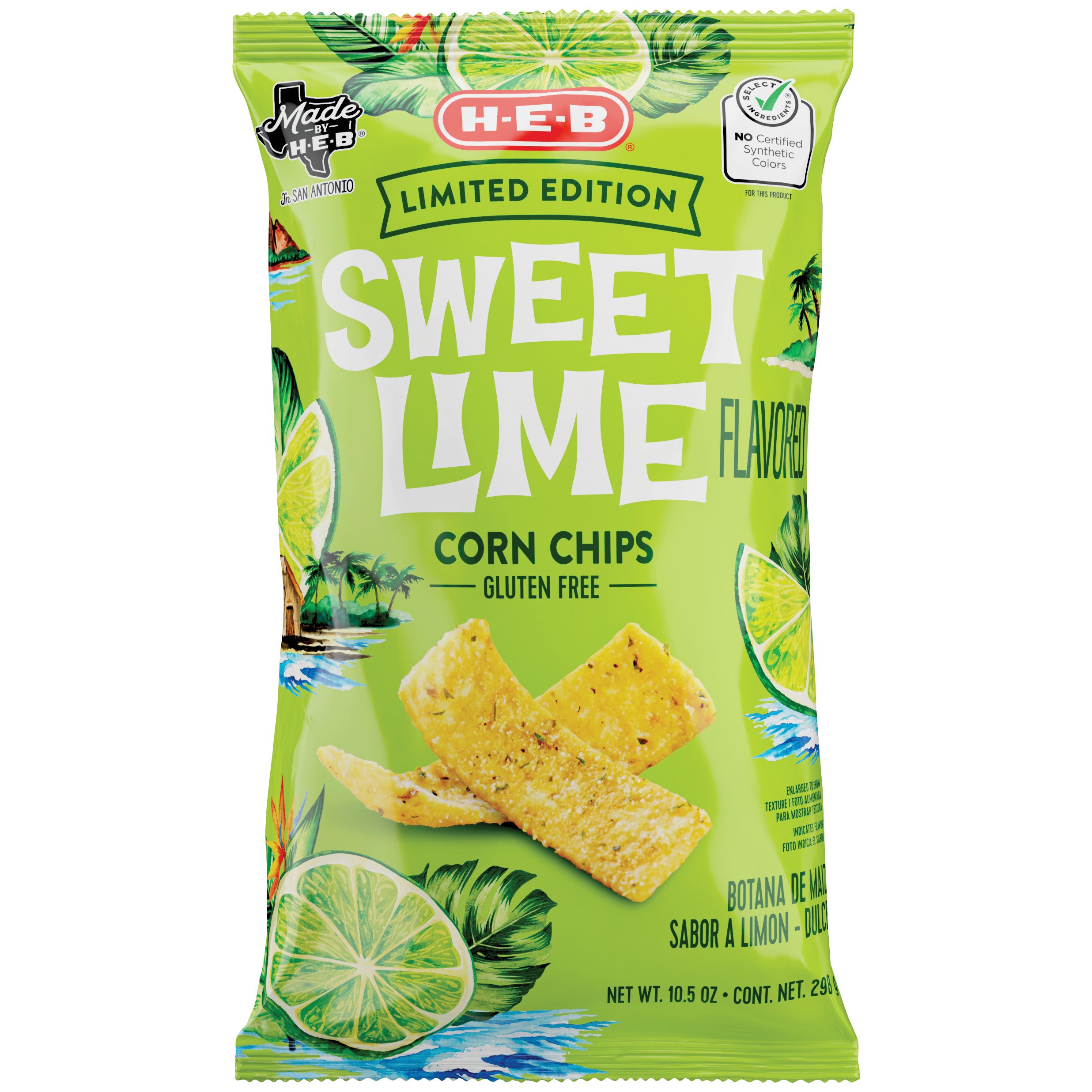 H-E-B Corn Chips – Sweet Lime - Shop Chips At H-E-B