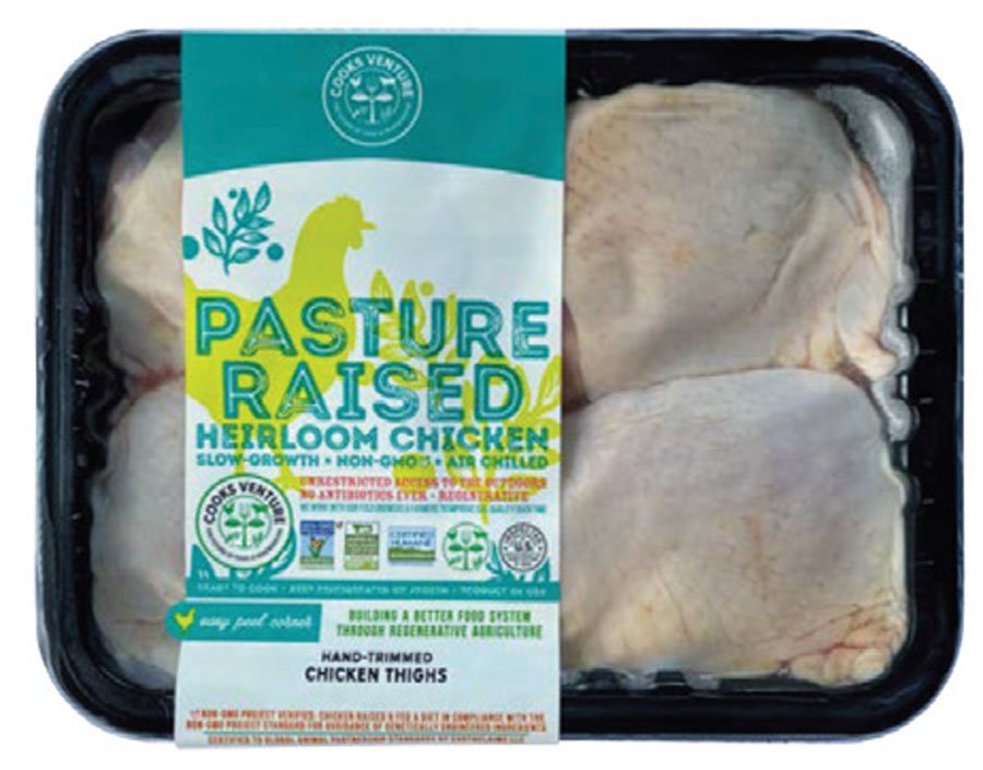 Cooks Venture Pasture Raised BoneIn Chicken Thighs Shop at HEB