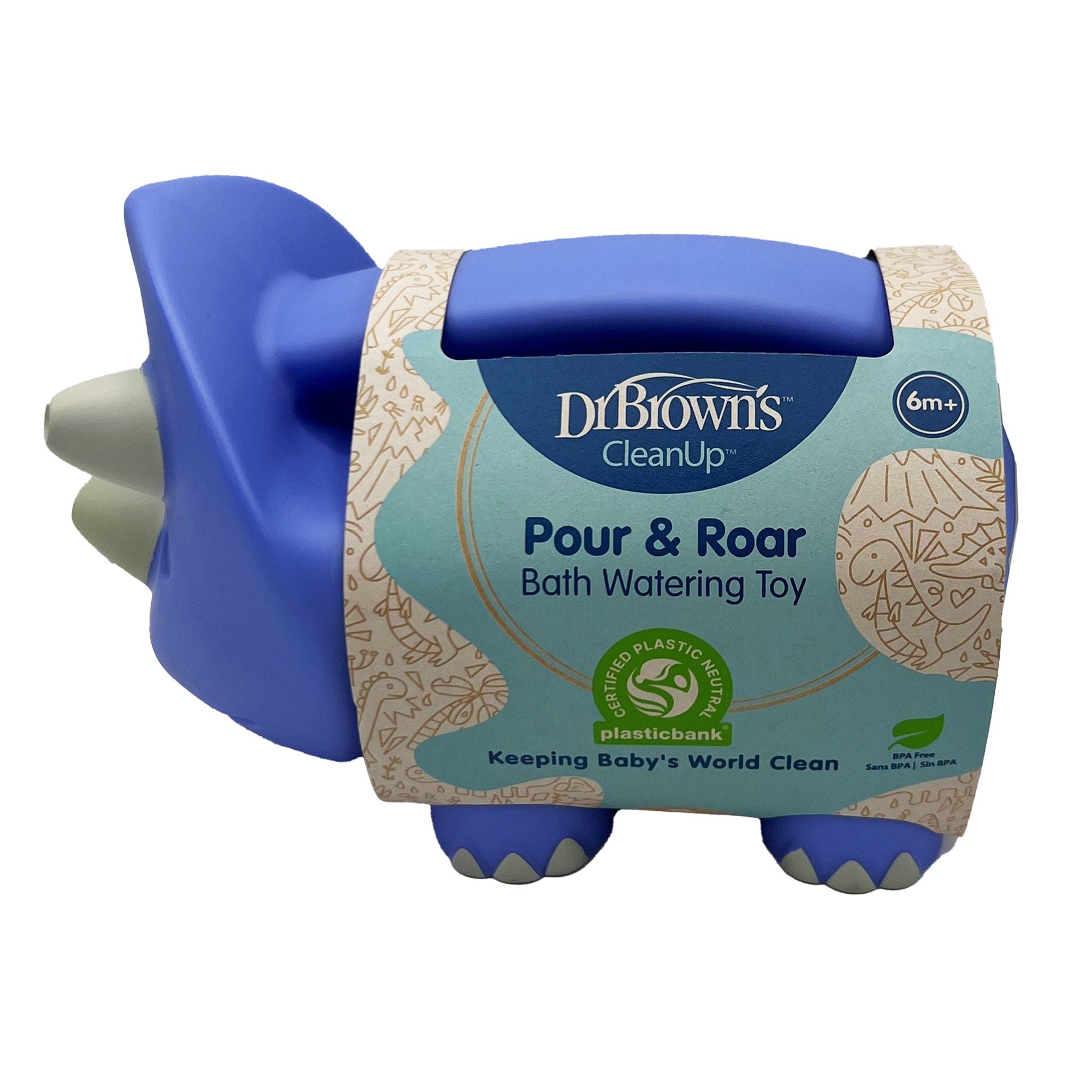 Dr. Brown's CleanUp Pour & Roar Watering Can Bath Toy Shop Baby Toys