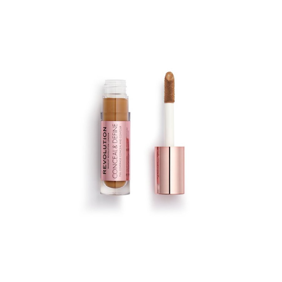 Makeup Revolution Conceal & Define Concealer 13.5 - Shop Concealer & Color  Corrector at H-E-B