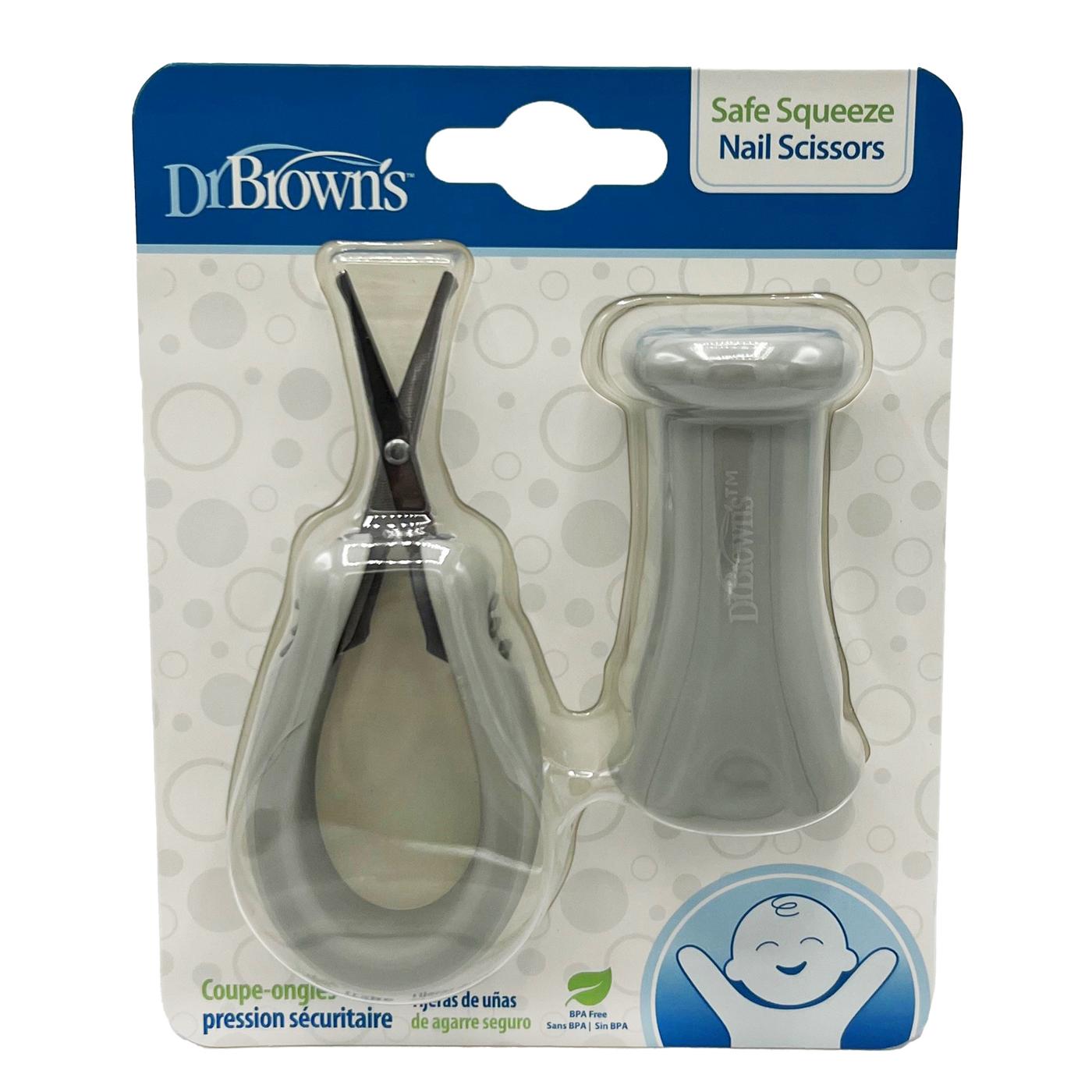 Dr. Brown's Safe Squeeze Nail Scissors; image 1 of 2