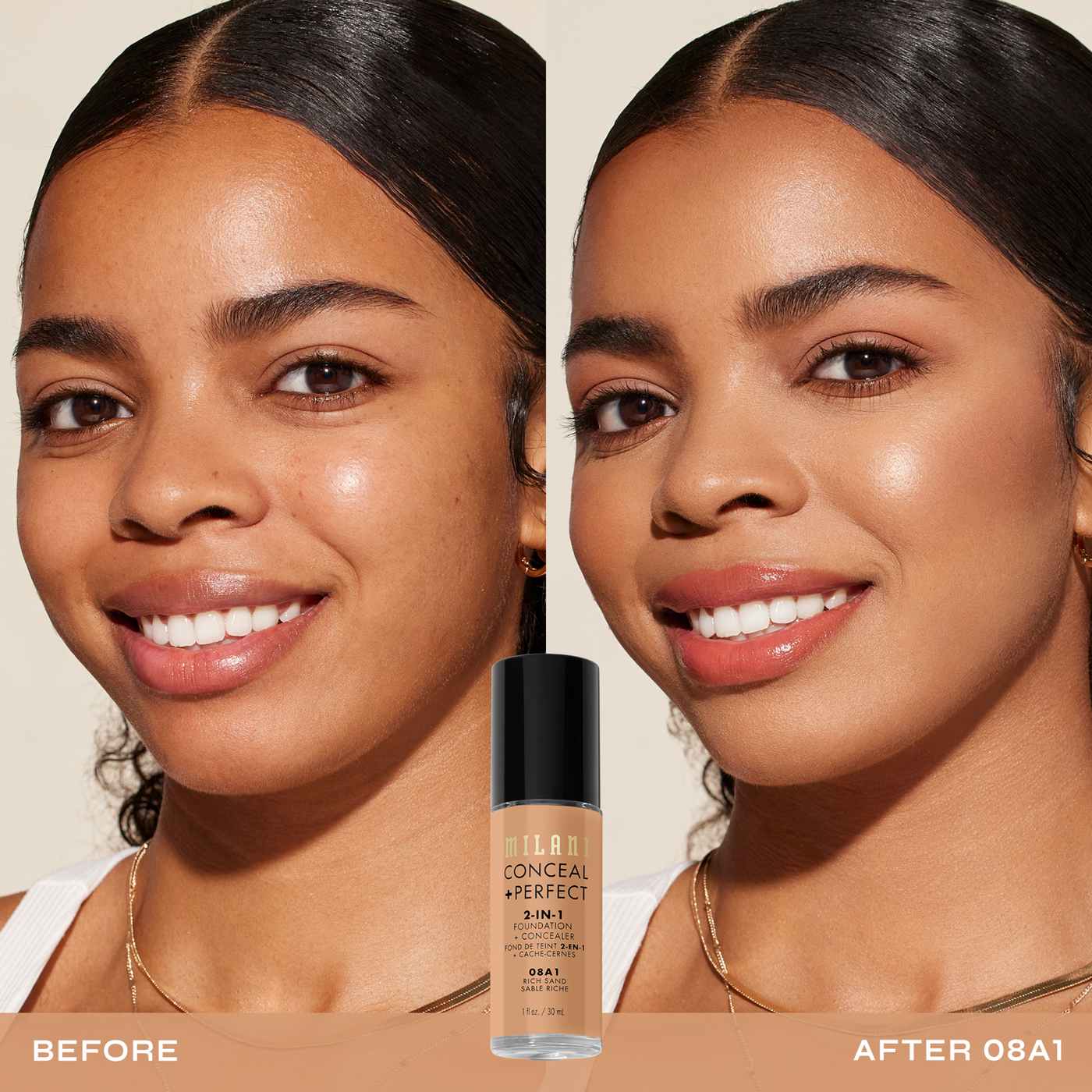 Milani Conceal + Perfect 2-in-1 Foundation + Concealer; image 6 of 9