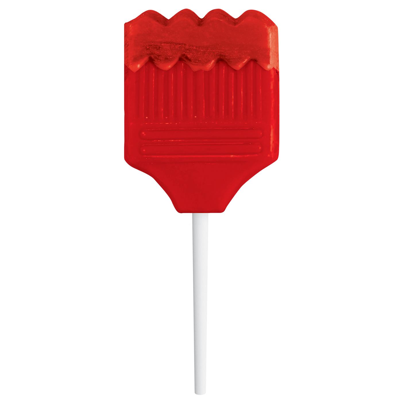 Vero Strawberry Flavor Bloody Brush Halloween Lollipops; image 6 of 6