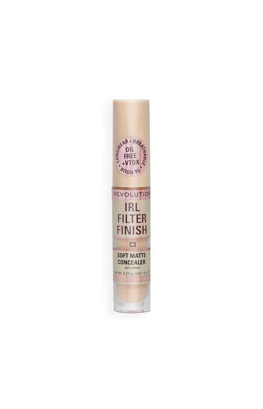 Makeup Revolution IRL Filter Finish Soft Matte Concealer - C3; image 1 of 2