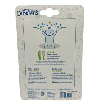 Dr. Brown's Soft & Safe Baby Brush + Comb Set
