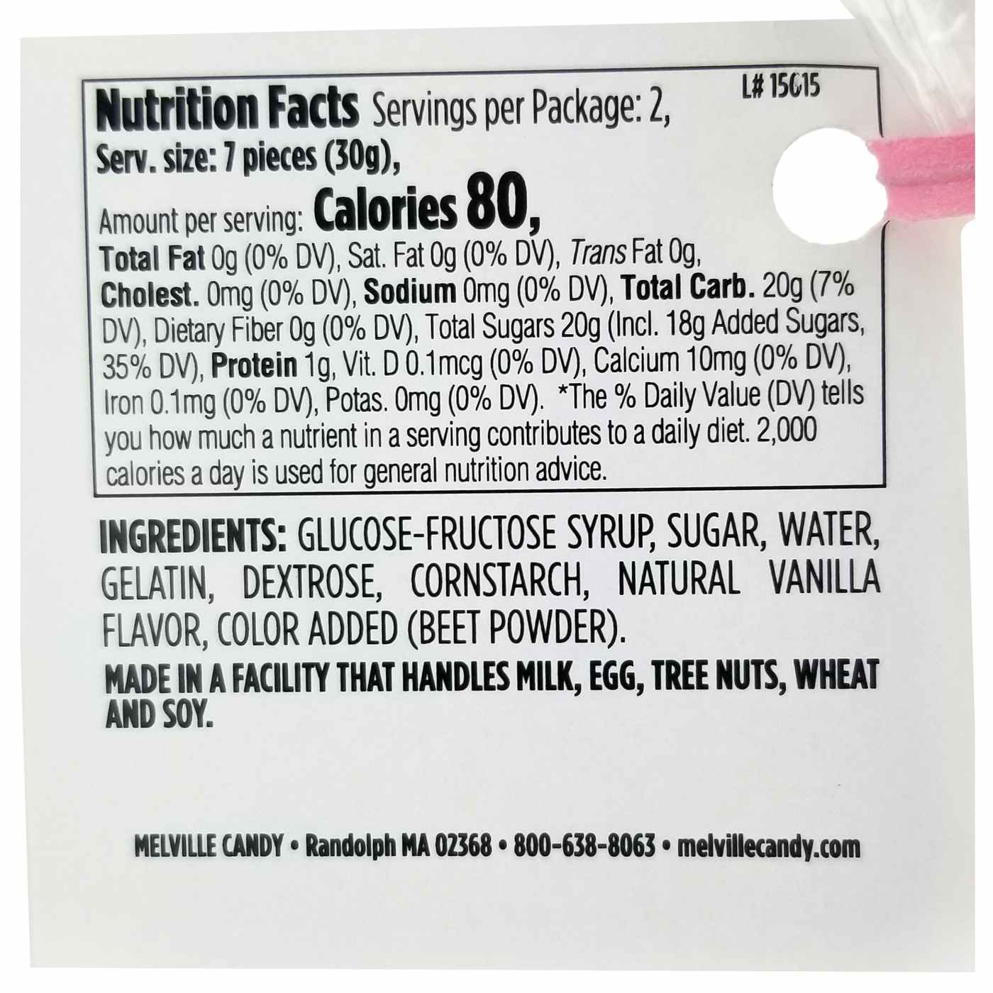 Melville Mini Heart Valentine's Marshmallows; image 2 of 2