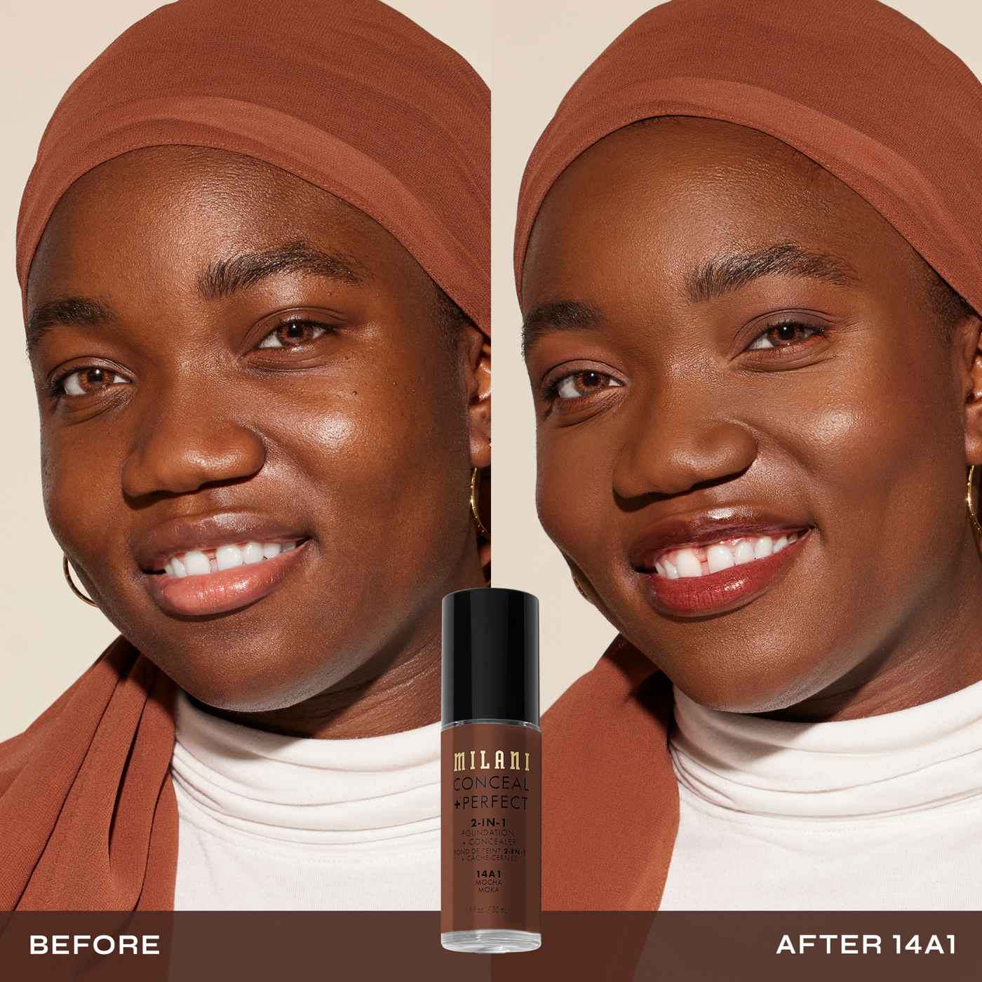 Milani Conceal + Perfect 2-in-1 Foundation + Concealer; image 7 of 9