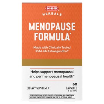 H-E-B Herbals Menopause Formula Capsules, 60 ct