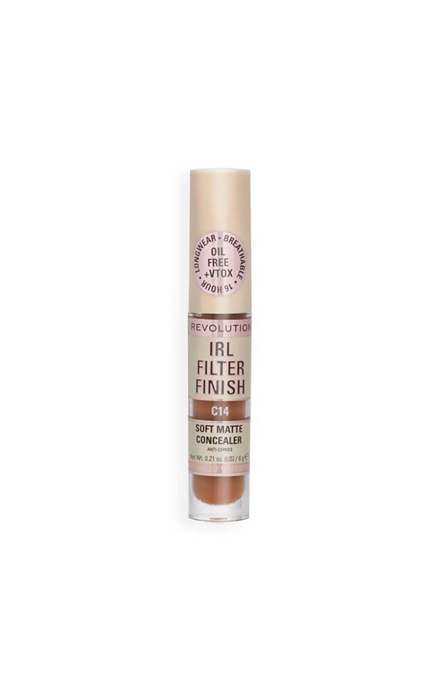 Makeup Revolution IRL Filter Finish Soft Matte Concealer - C14; image 1 of 3