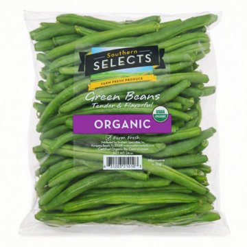 Fresh Organic Snipped Green Beans - Family Pack, 24 oz