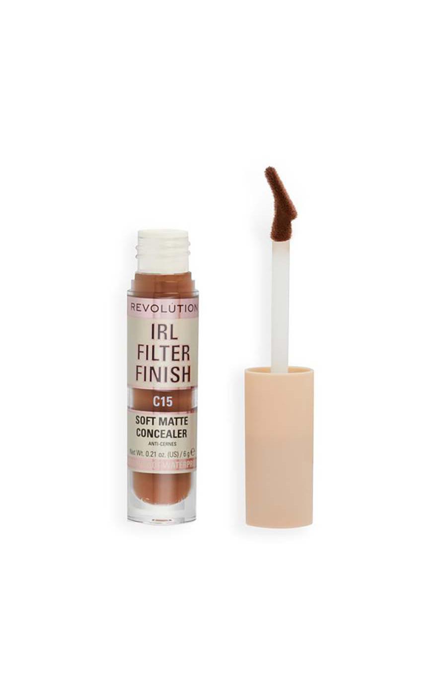 Makeup Revolution IRL Filter Finish Soft Matte Concealer - C15; image 3 of 3