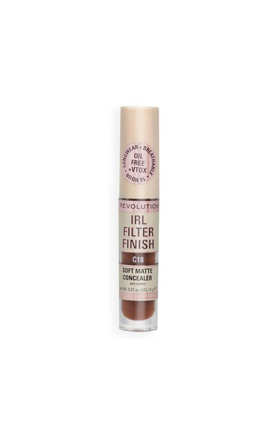Makeup Revolution IRL Filter Finish Soft Matte Concealer C18 Shop