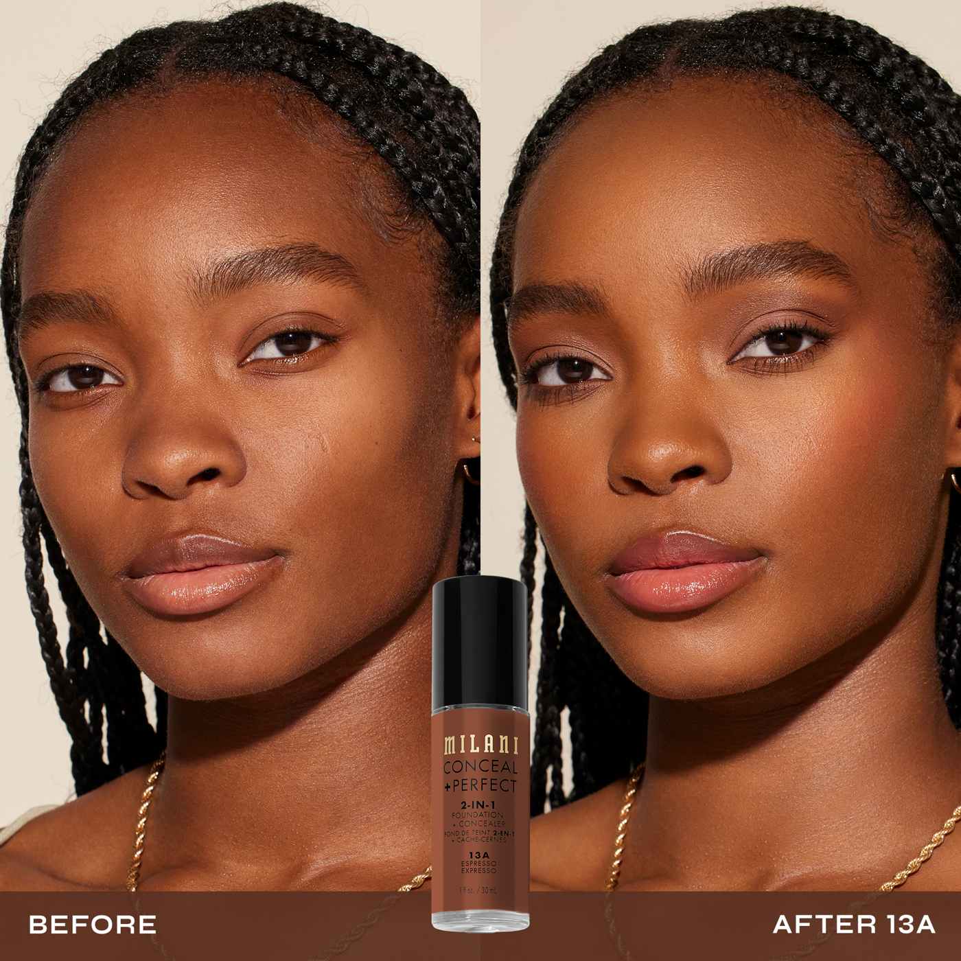 Milani Conceal + Perfect 2-in-1 Foundation + Concealer; image 7 of 9