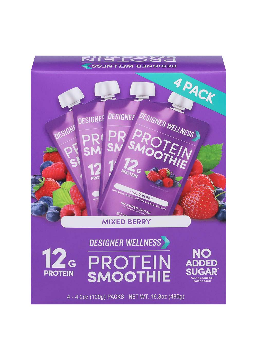 Designer Wellness Protein Smoothie - Mixed Berry - Shop Diet