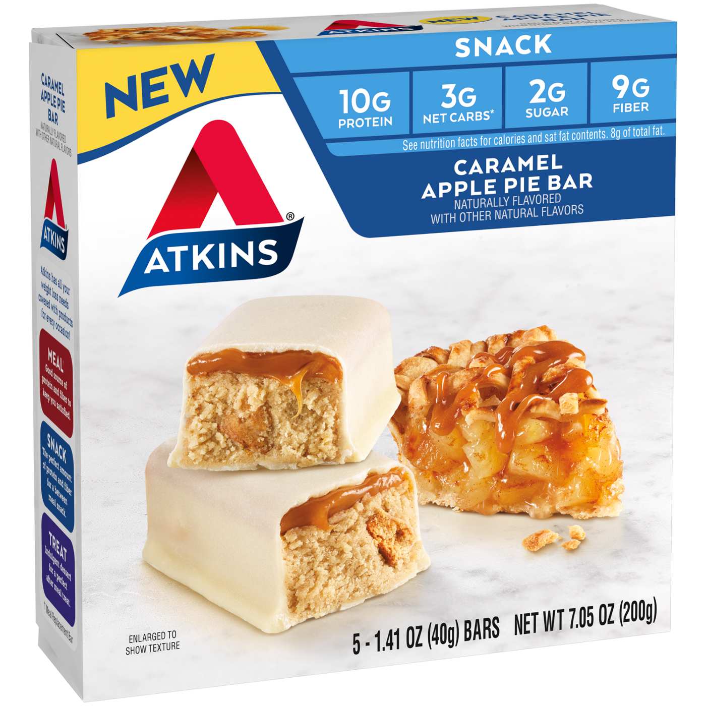 Atkins Snack Bars - Caramel Apple Pie; image 2 of 2