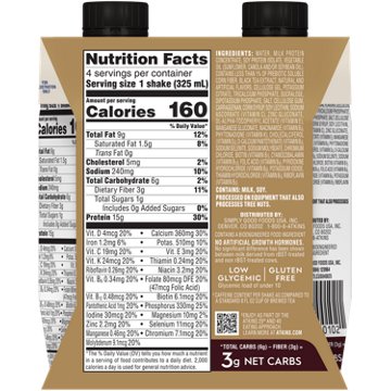 Atkins Iced Chai 15g Protein Shakes 4 pk Bottles - Chai Tea Latte