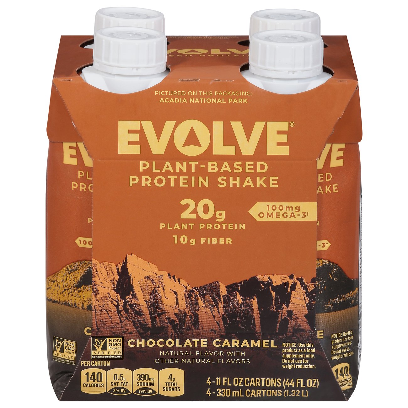 Evolve Plant-Based 20g Protein Shakes - Chocolate Caramel, 4 Pk - Shop ...