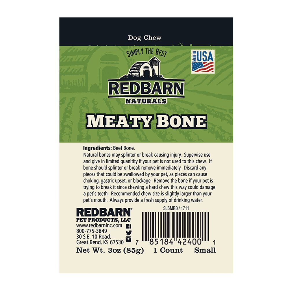 Redbarn Meaty Round Bone Shop Bones rawhides at H-E-B