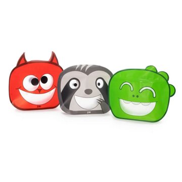 Joie Creatures Reusable Zip Seal Bags, 6 pc