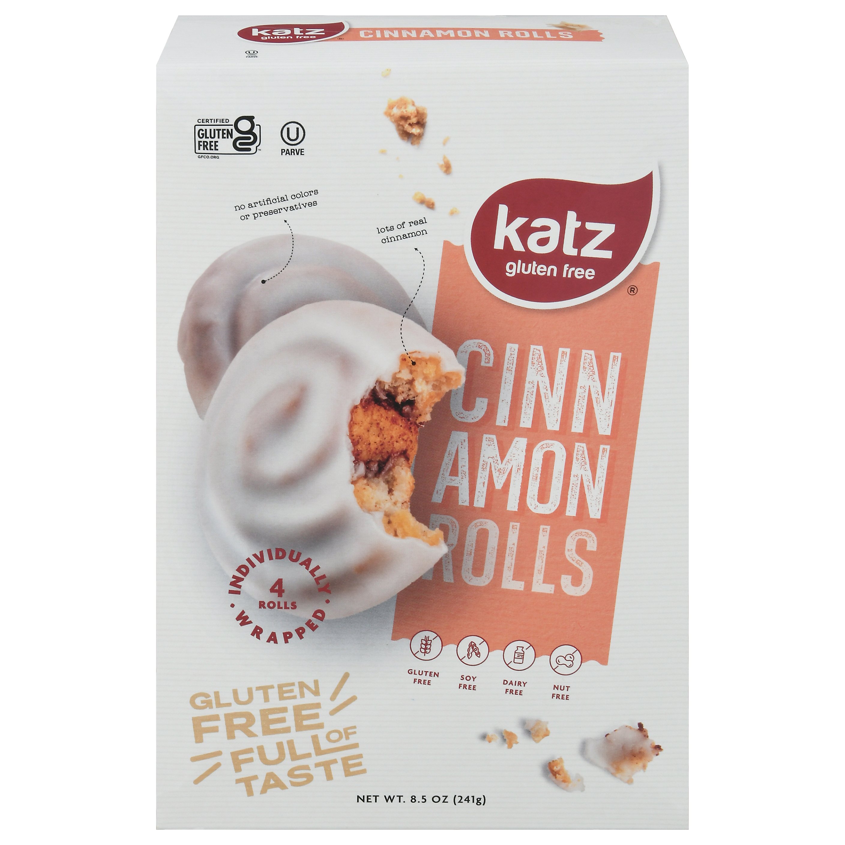 Katz Gluten Free Cinnamon Rolls - Shop Desserts & Pastries At H-E-B