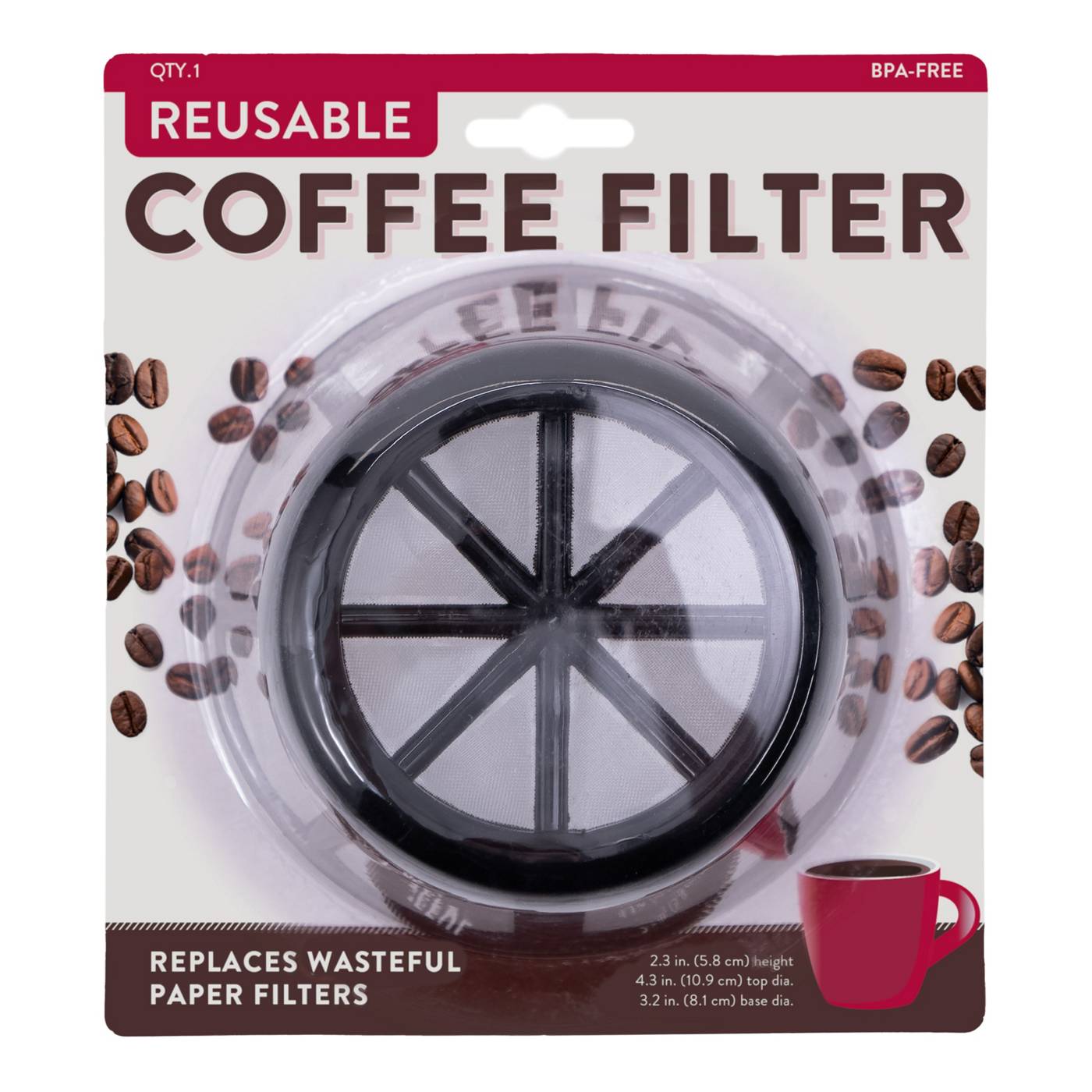 Schroeder & Tremayne Reusable Coffee Filter; image 1 of 3