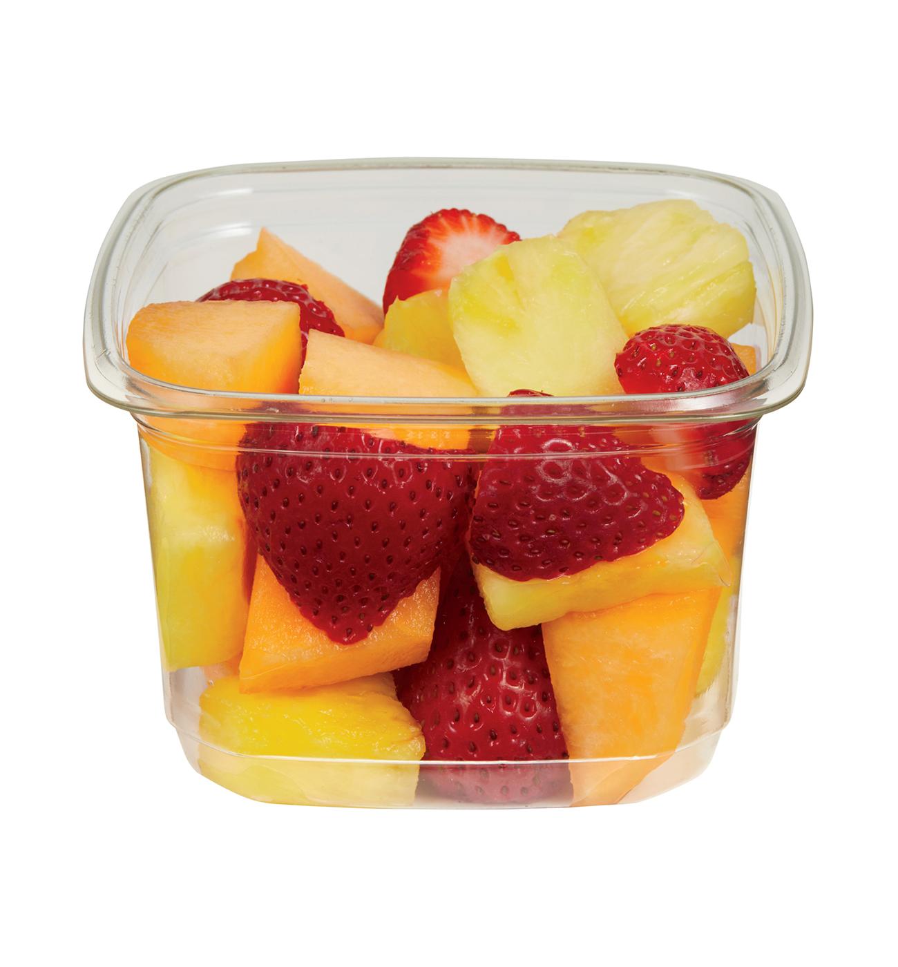 HEB Fresh Cut Cantaloupe, Strawberries & Pineapple Small Shop Mixed fruit at HEB