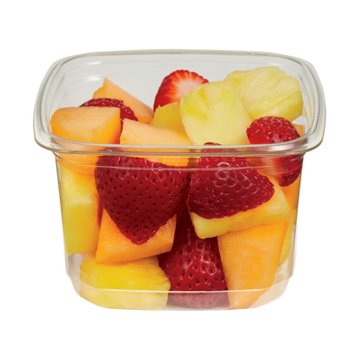 H-E-B Fresh Cut Cantaloupe, Strawberries & Pineapple - Small, Avg. 0.85 lb
