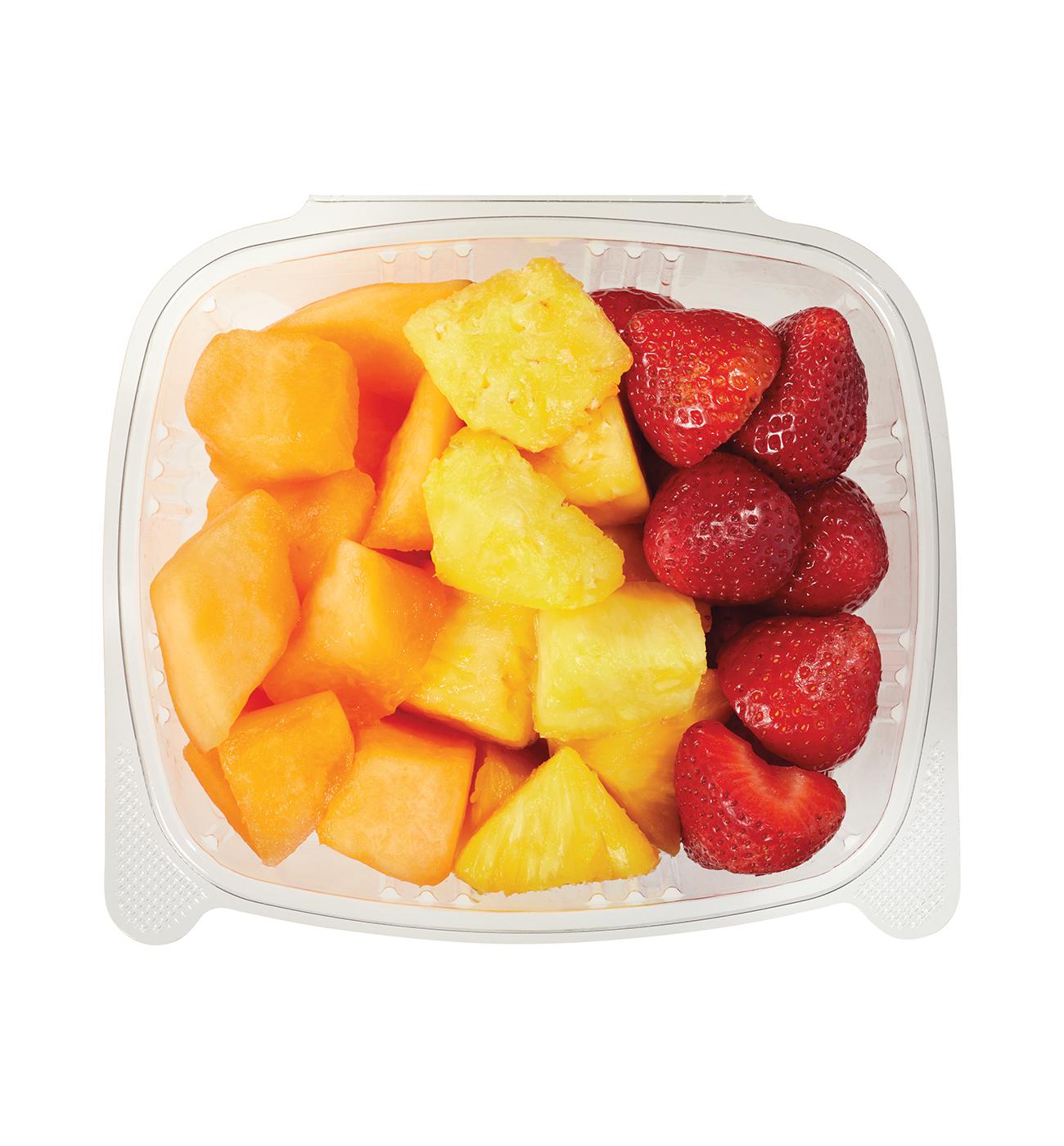 HEB Fresh Cut Cantaloupe, Strawberries & Pineapple Large Shop