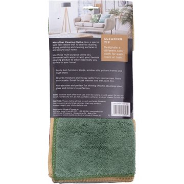 Schroeder & Tremayne Microfiber Cleaning Cloths, 5 ct