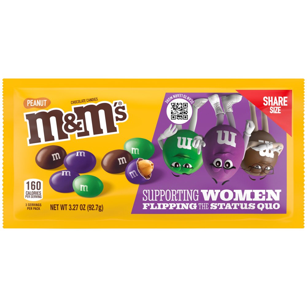 M&M'S Limited Edition Peanut Chocolate Candy - Purple Moment Share Size