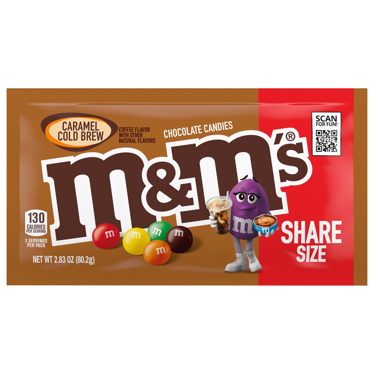 M&M'S Caramel Cold Brew Coffee Flavor Chocolate Candy