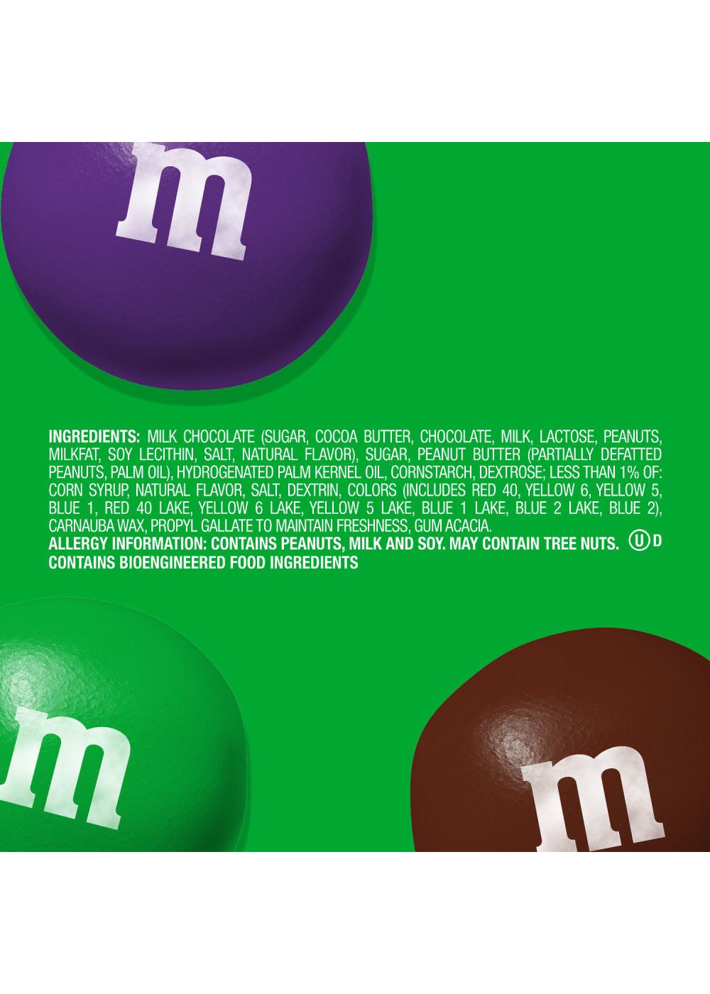 M&M'S Limited Edition Peanut Butter Chocolate Candy - Purple Moment Share Size; image 3 of 9