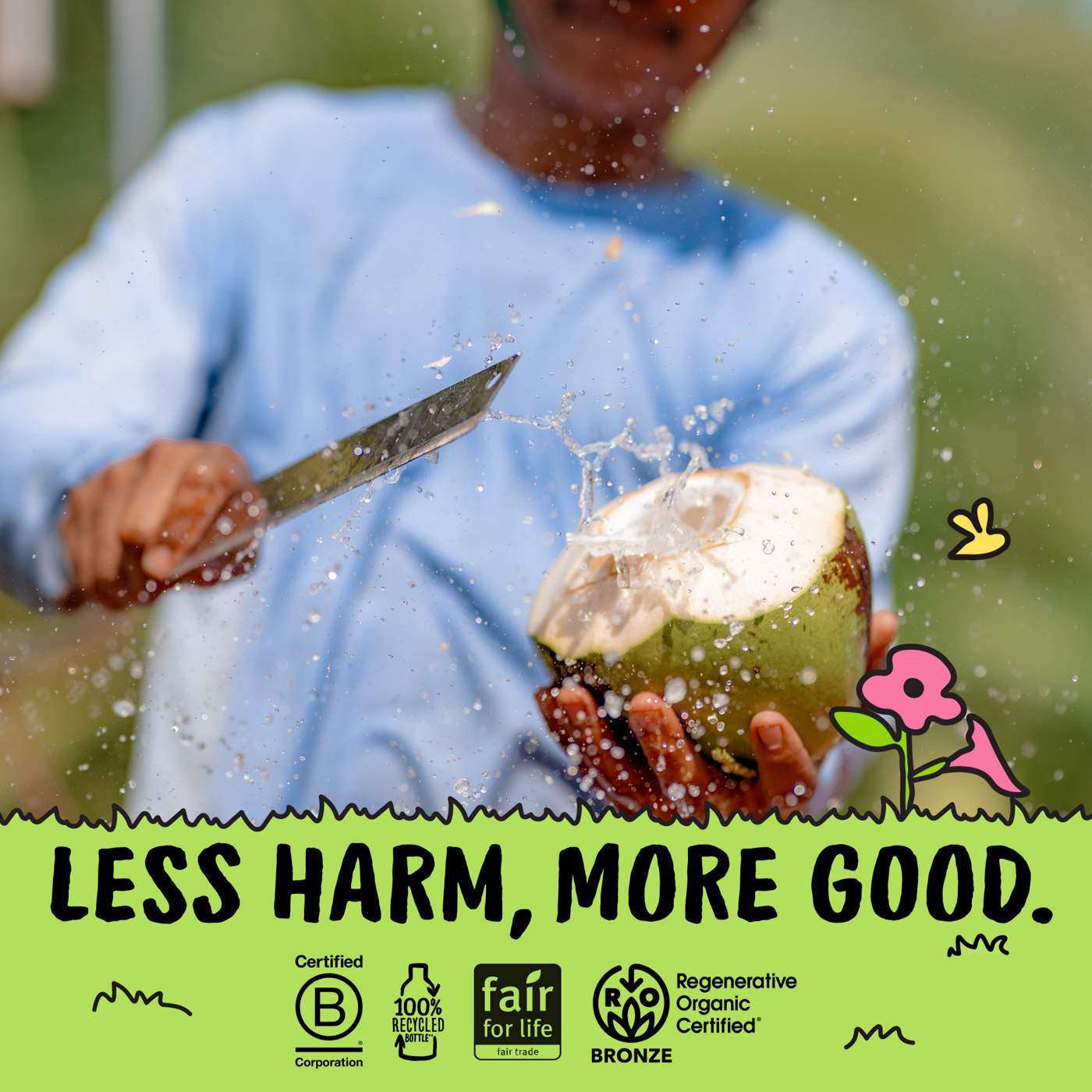 Harmless Harvest Organic Coconut Water with Pulp; image 7 of 7