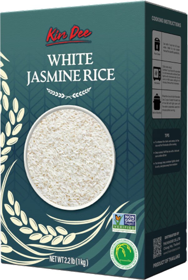 Kin Dee White Jasmine Rice, 2.2 lb | Central Market - Really Into Food