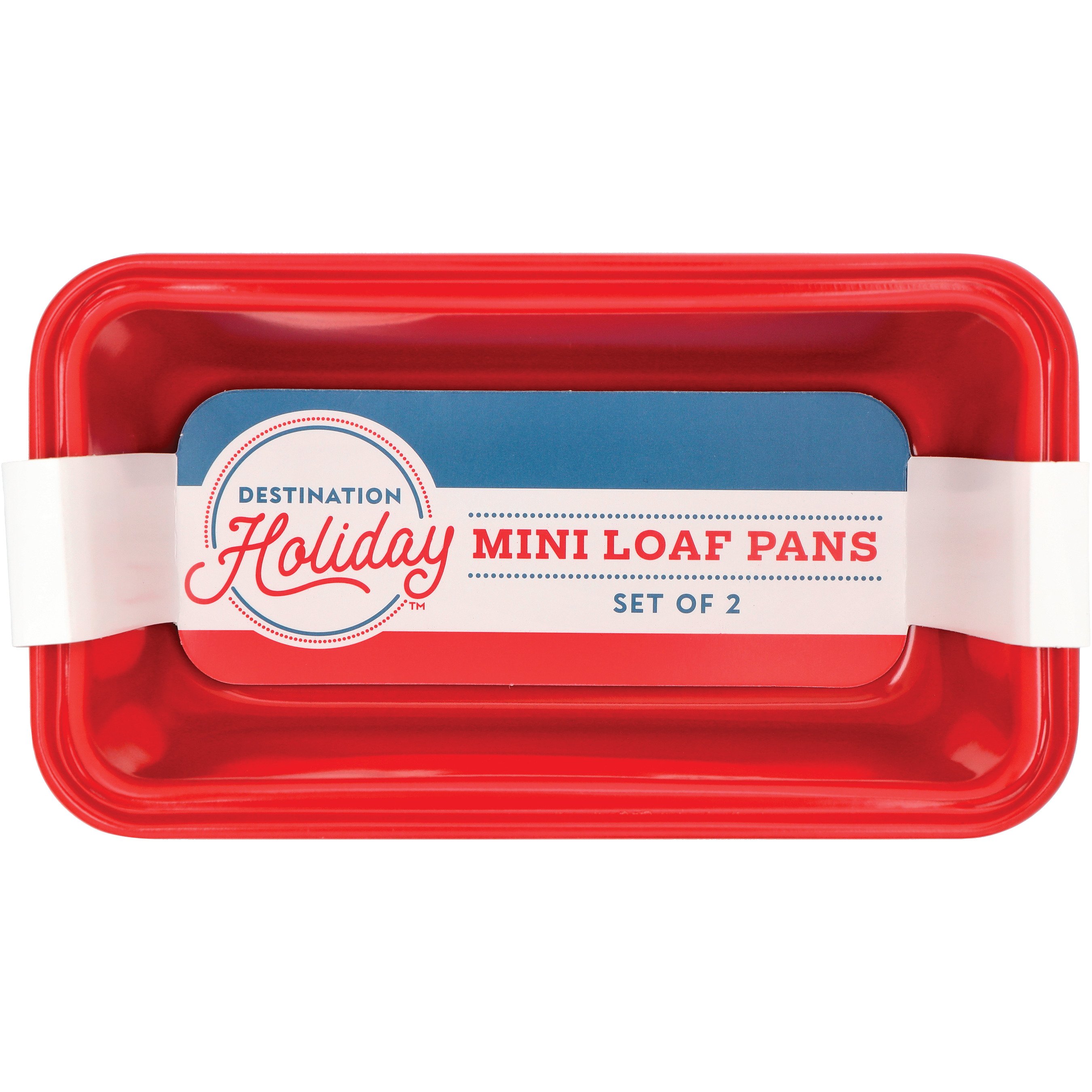 Destination Holiday Summer Metal Loaf Pans - Red, 2 pk - Shop Pans & Dishes  at H-E-B