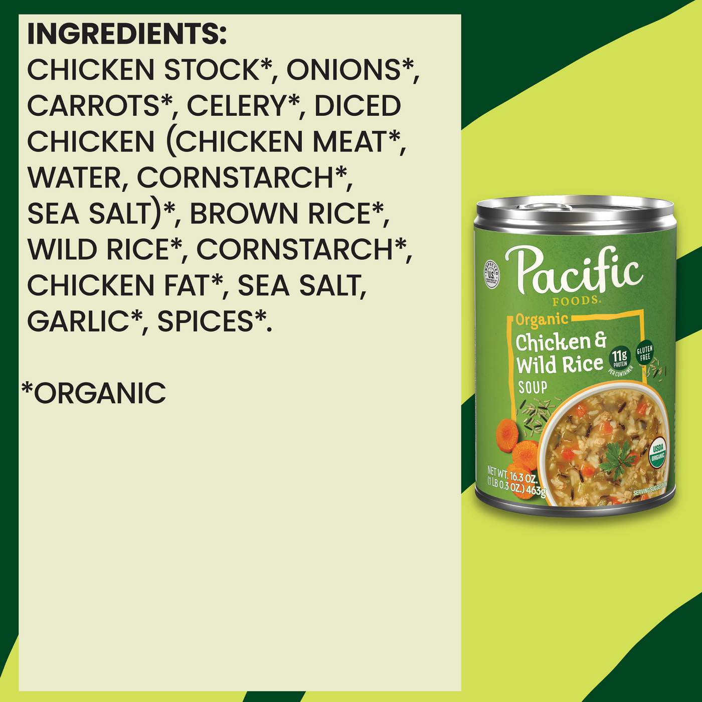 Pacific Foods Organic Chicken & Wild Rice Soup; image 3 of 7