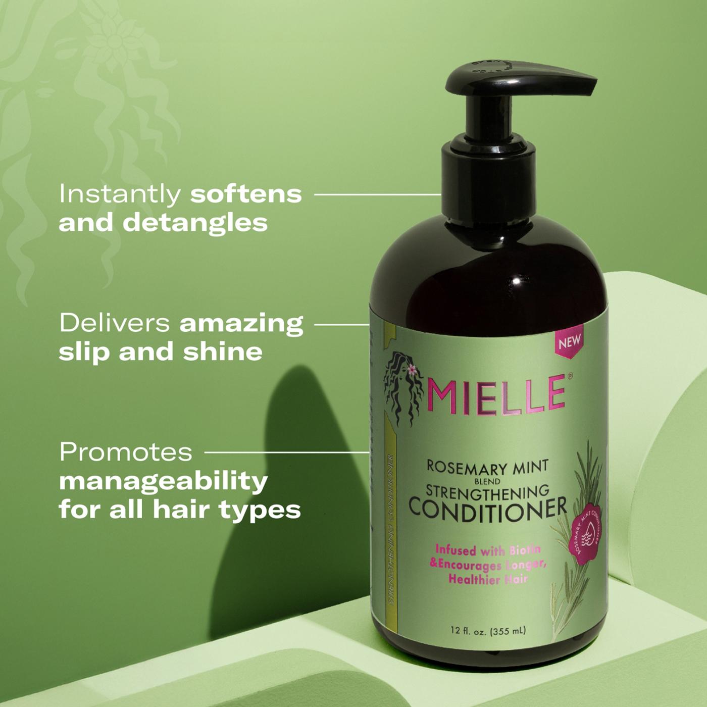 Mielle Biotin Strenghtening Conditioner - Rosemary Mint; image 3 of 10