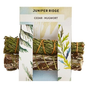 Juniper Ridge Cedar & Mugwort Natural Incense Bundles, 2 pk
