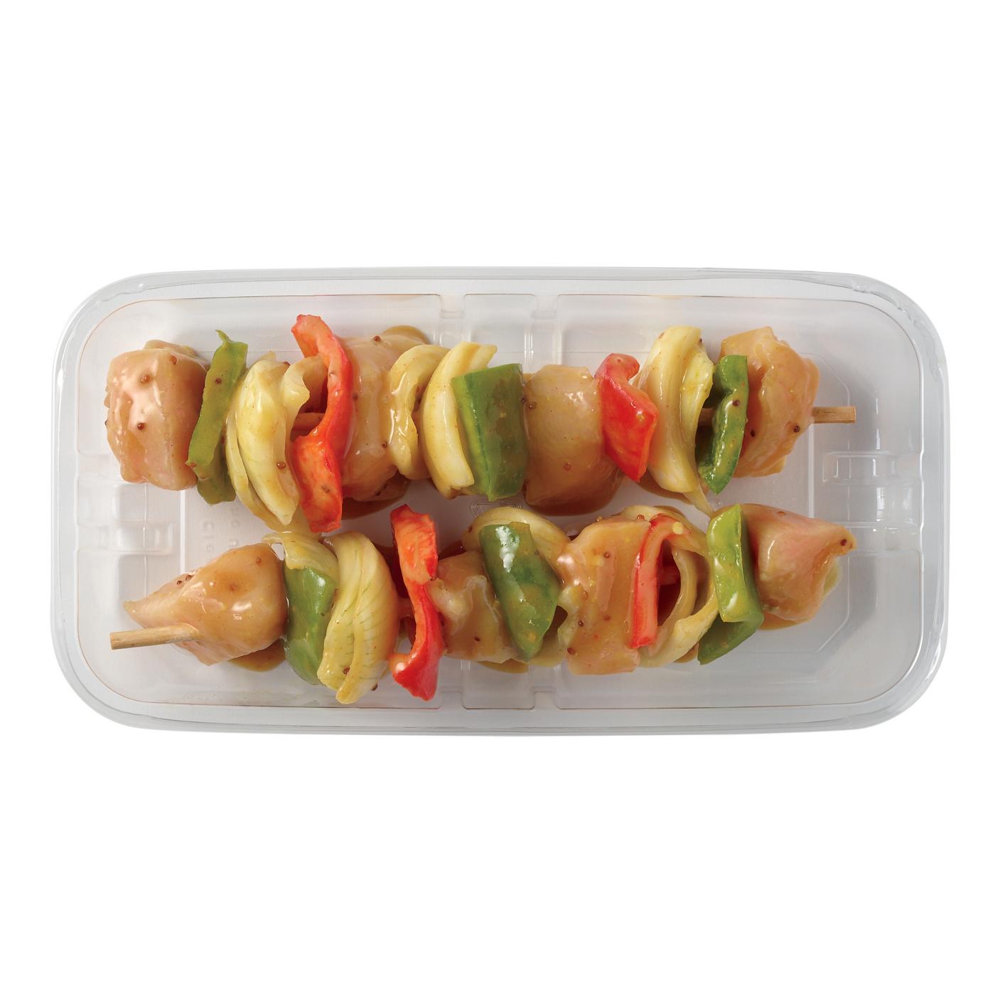 HEB Meat Market Marinated Chicken Kabobs Honey Mustard Shop