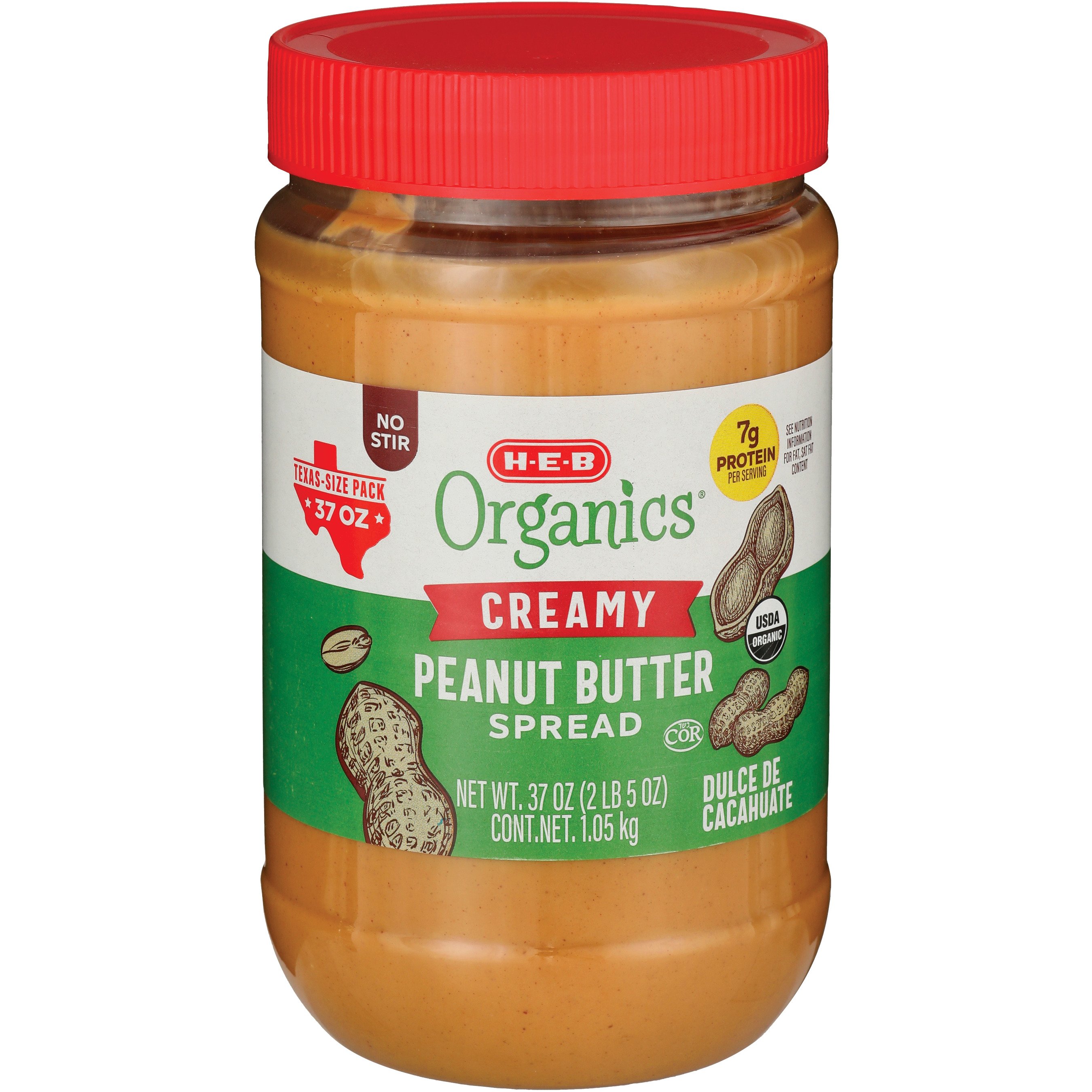 size peanut butter