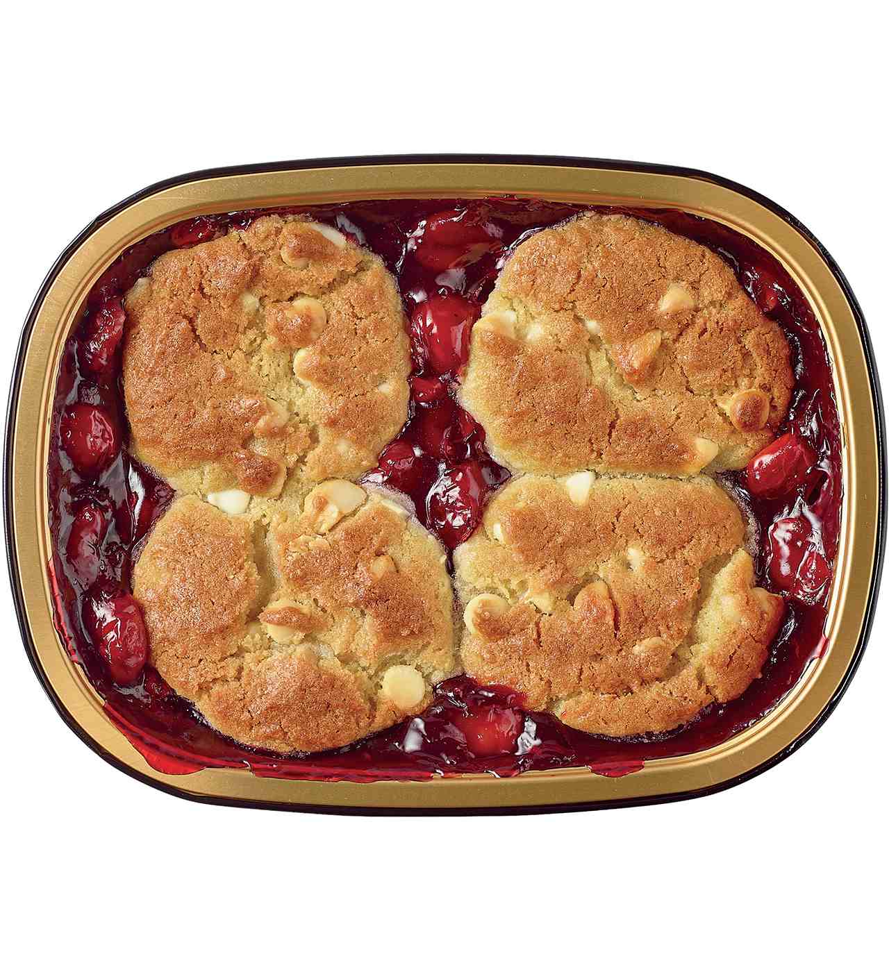 Meal Simple by H-E-B Dessert - White Chocolate Macadamia Nut Cookie Cherry Cobbler; image 1 of 4